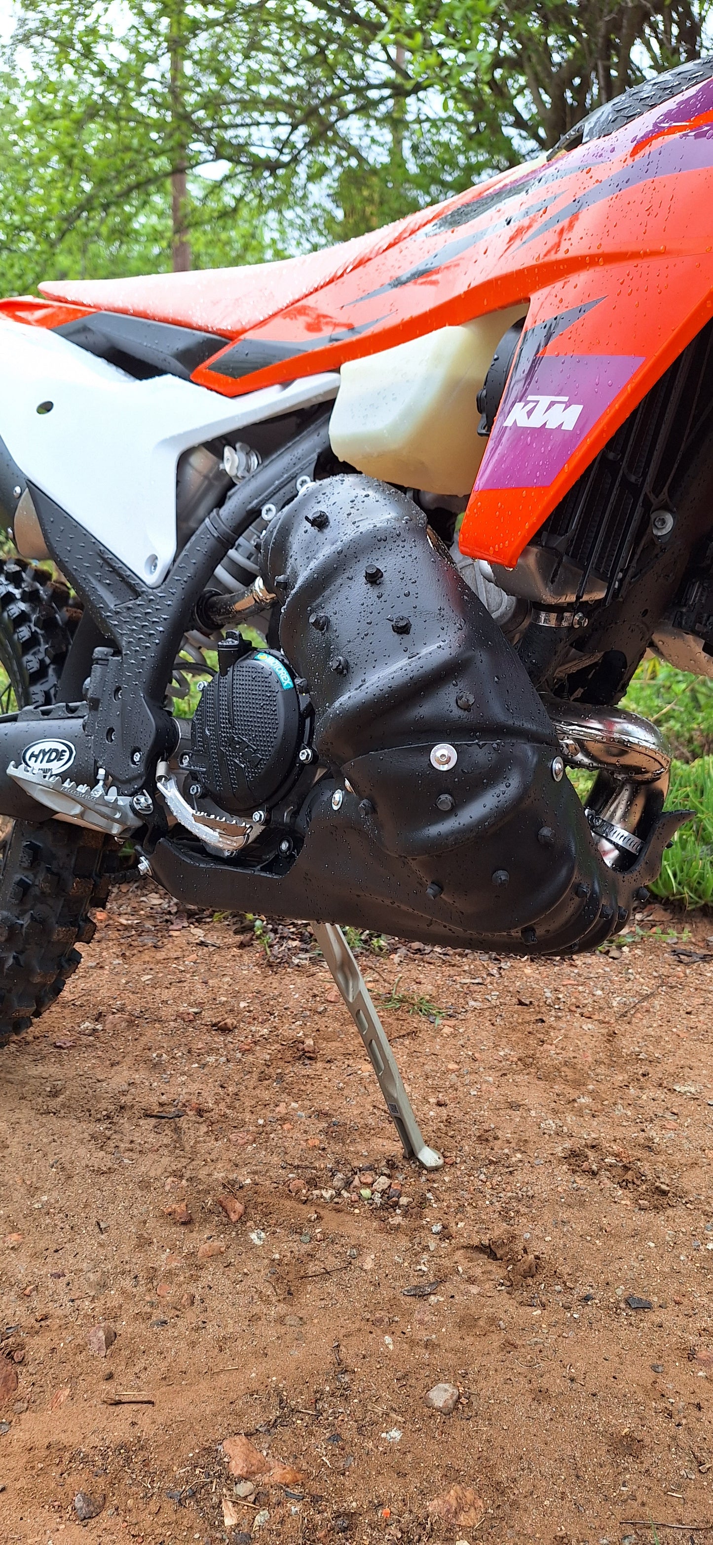 2024 150 KTM/HUSQVARNA EXHAUST SUMP GUARD COMBO