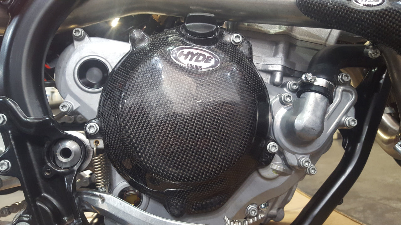 KTM 250 4-STROKE CARBON KEVLAR BOLT-ON CLUTCH CASING GUARD