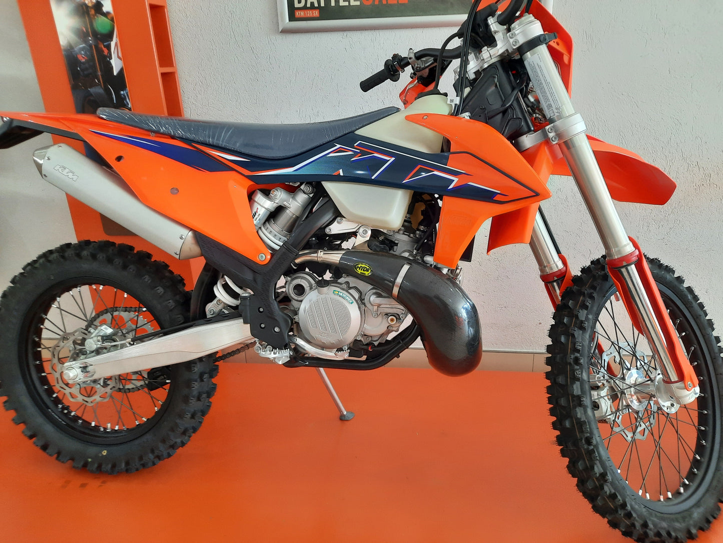 KTM/HUSQVARNA/GASGAS 250/300 EXHAUST GUARD CARBON KEVLAR