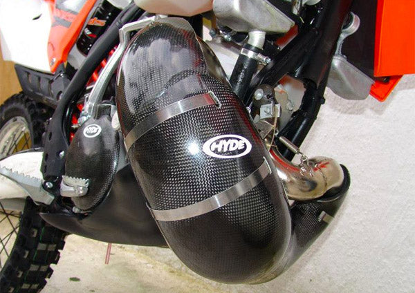 KTM 200 Carbon Kevlar Exhaust Guard