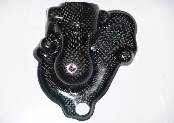 KTM 250 4STROKE WATERPUMP GUARD CARBON KEVLAR