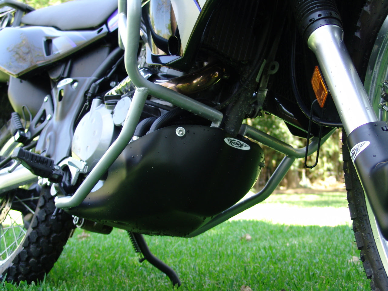 KAWASAKI KLR 650 EXHAUST SUMP GUARD