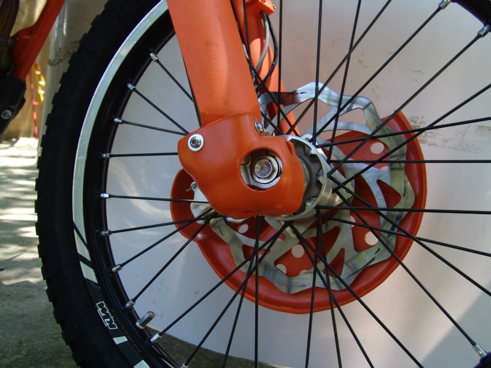 KTM FREERIDE 250 FRONT DISC & FORK GUARDS