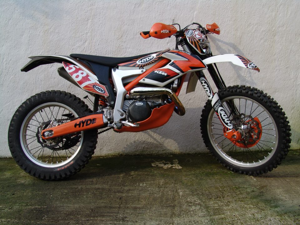 KTM FREERIDE 250 FRONT DISC & FORK GUARDS