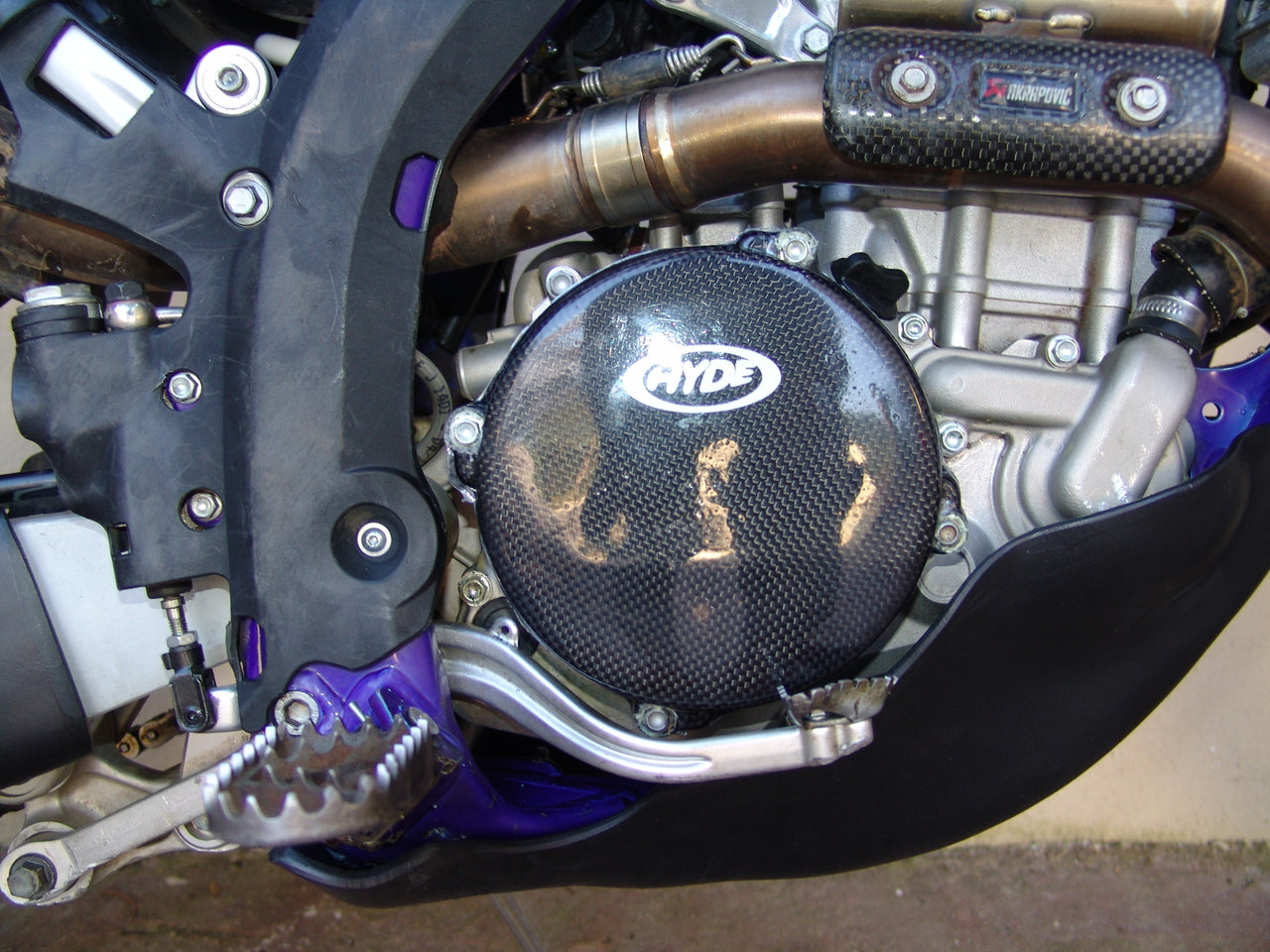 SHERCO CARBON KEVLAR CLUTCH CASING GUARD