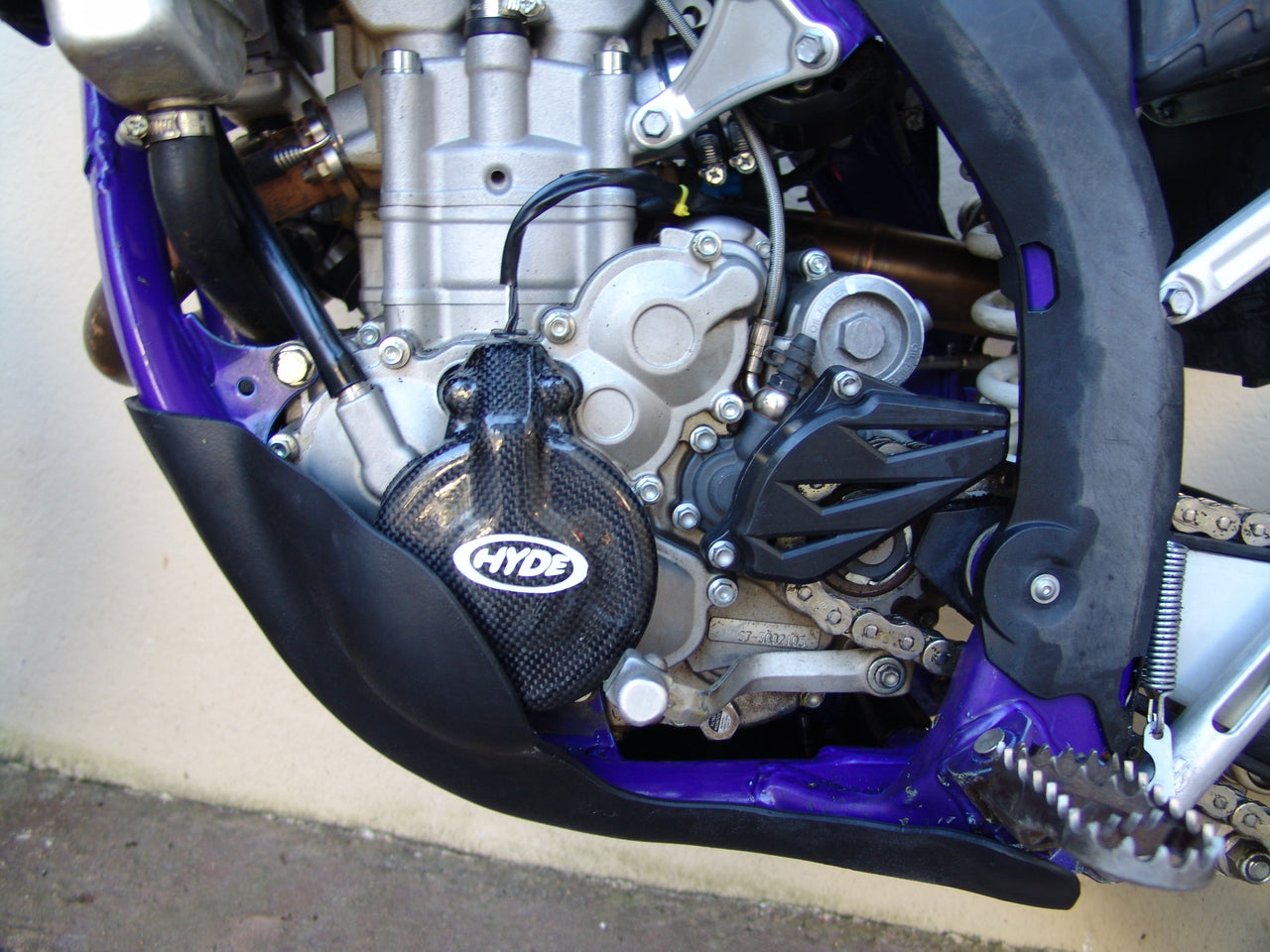 SHERCO CARBON KEVLAR IGNITION GUARD