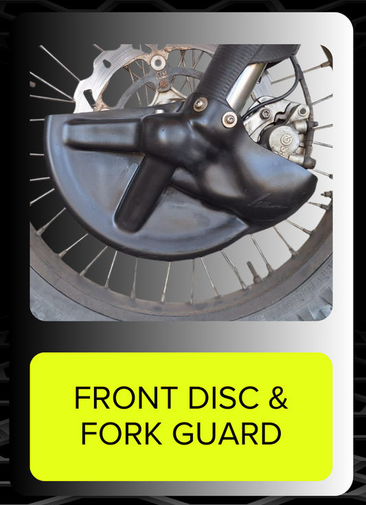 KTM 690 UP TO 2012 Front disc & fork guard