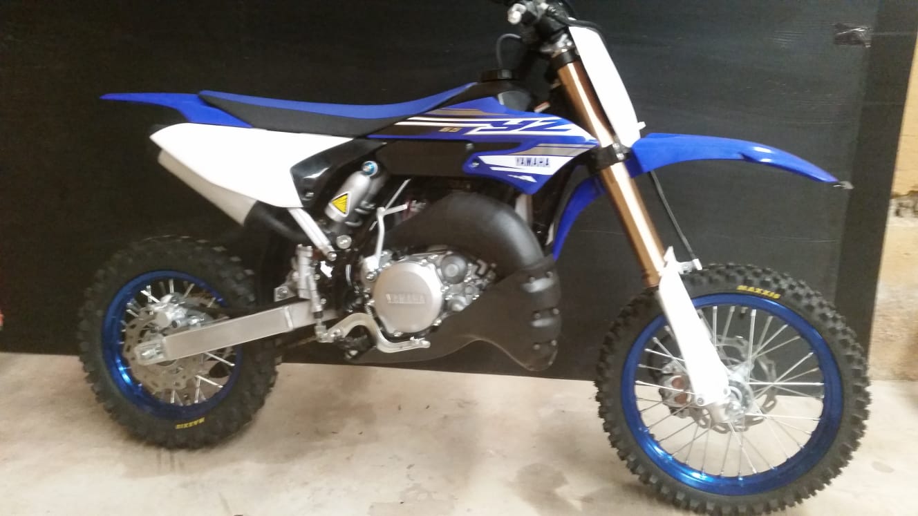 YZ85 EXHAUST SUMP GUARD